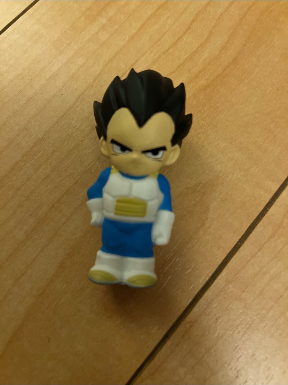 Vegeta soft vinyl mini figure from the Bandai Sofbits Dragon Ball 2 collection
